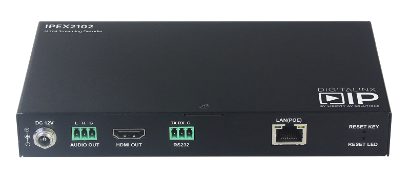 Liberty IPEX2102 DigitialinxIP 2100 Series AV/IP Decoder